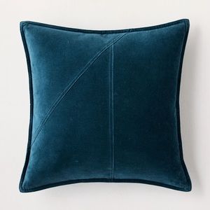 West Elm Washed Velvet Pillow Covers 18x18 - 2 set